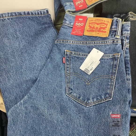 Bnwt Levis Mens 56 Label 33x30 Jeans 